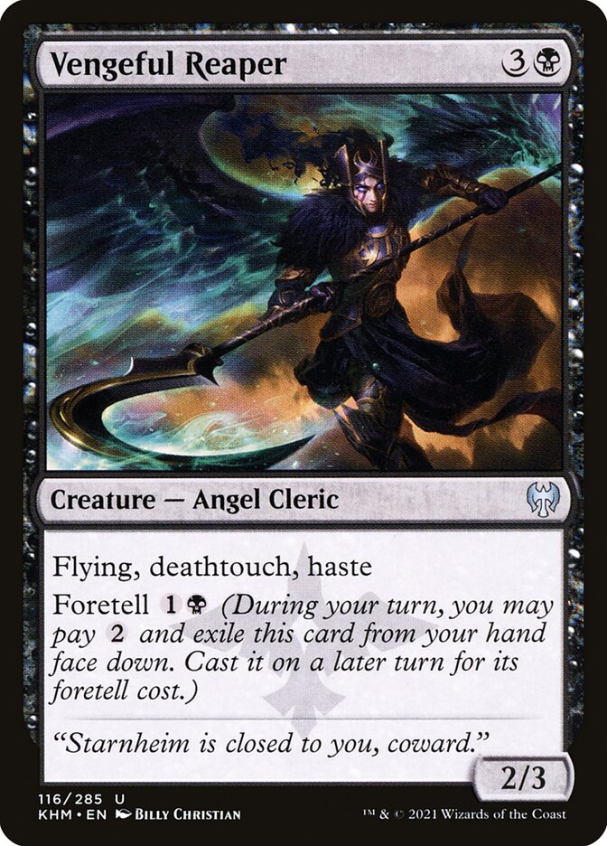 Vengeful Reaper - (Foil): Kaldheim
