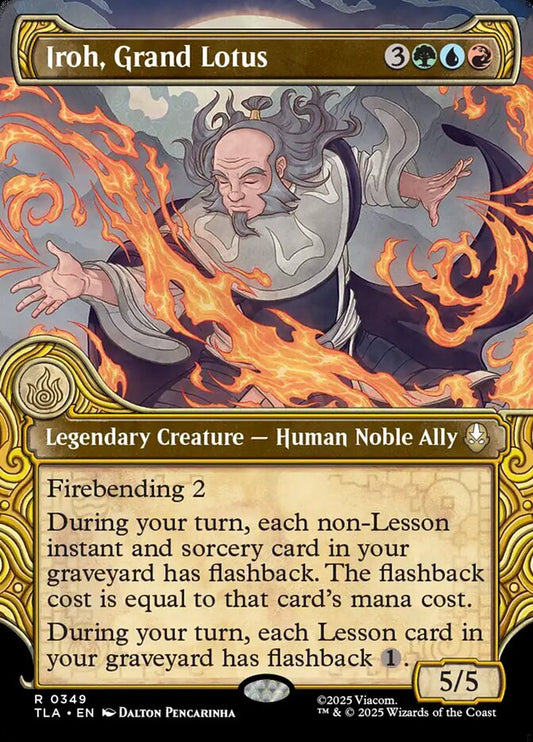 Iroh, Grand Lotus (Showcase) - (Foil): Avatar: The Last Airbender