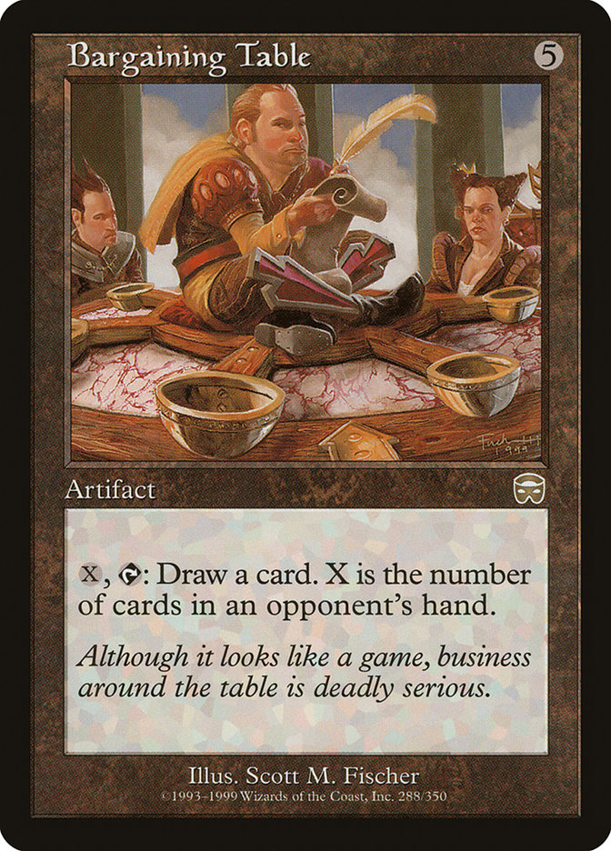 Bargaining Table - (Foil): Mercadian Masques