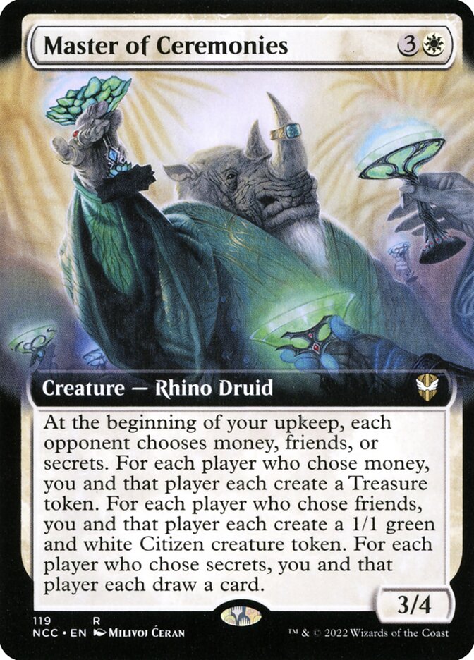 Master of Ceremonies (Extended Art): New Capenna Commander