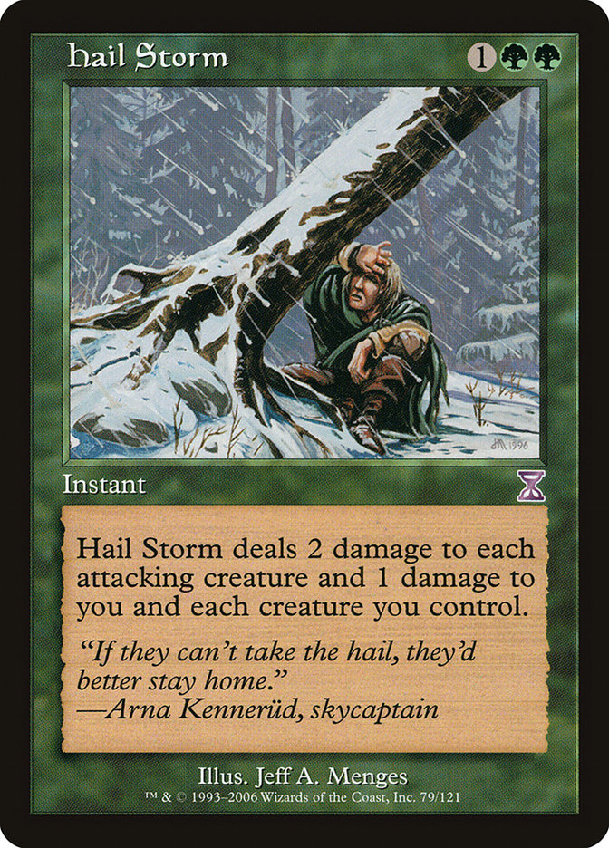 Hail Storm - (Foil): Time Spiral Timeshifted