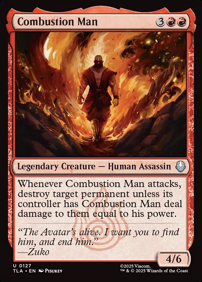 Combustion Man - (Foil): Avatar: The Last Airbender