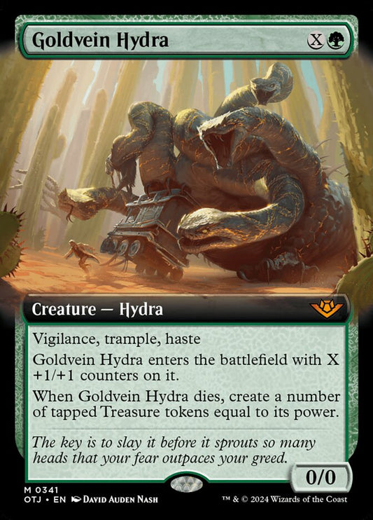 Goldvein Hydra (Extended Art) - (Foil): Outlaws of Thunder Junction