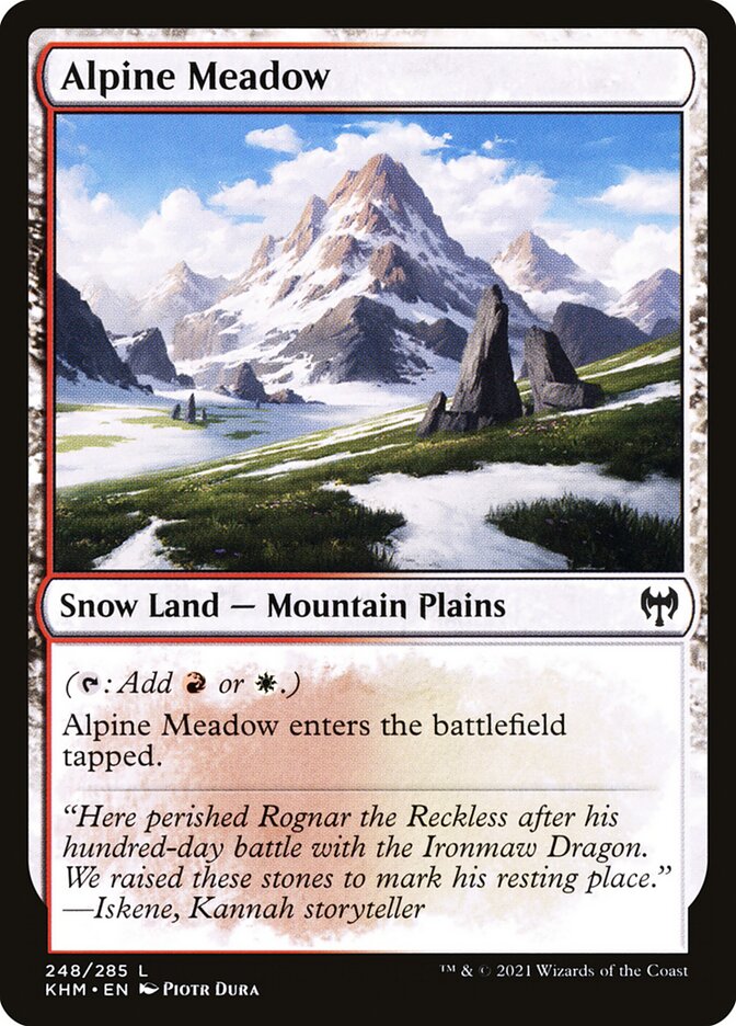 Alpine Meadow - (Foil): Kaldheim