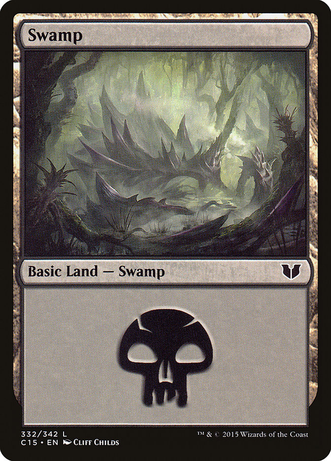 Swamp (#332): Commander 2015