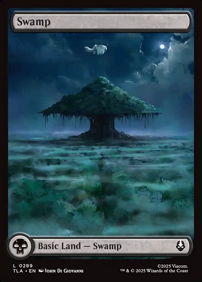Swamp (#289) (Full Art): Avatar: The Last Airbender