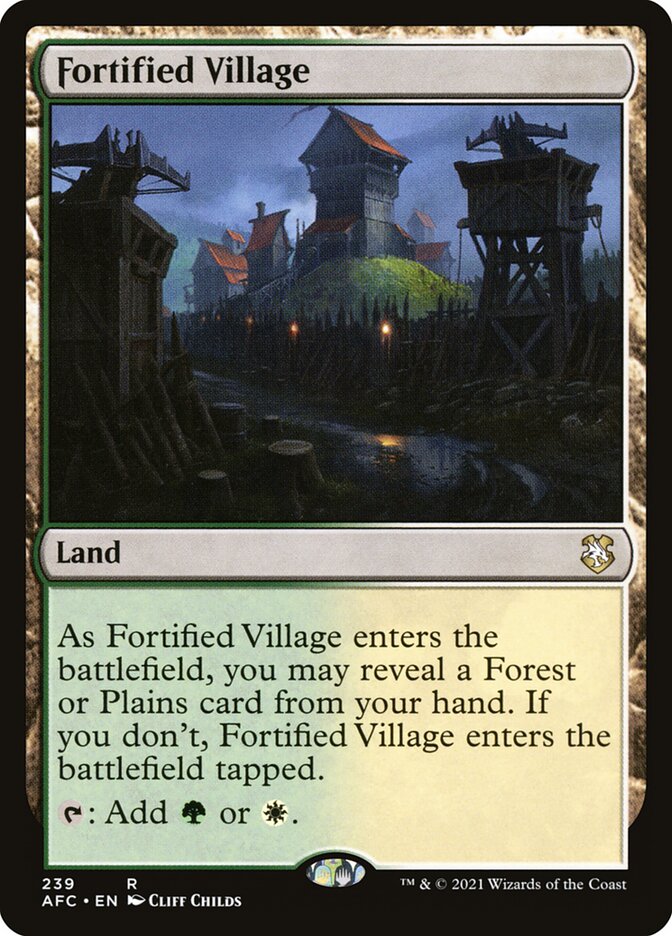 Fortified Village: Forgotten Realms Commander