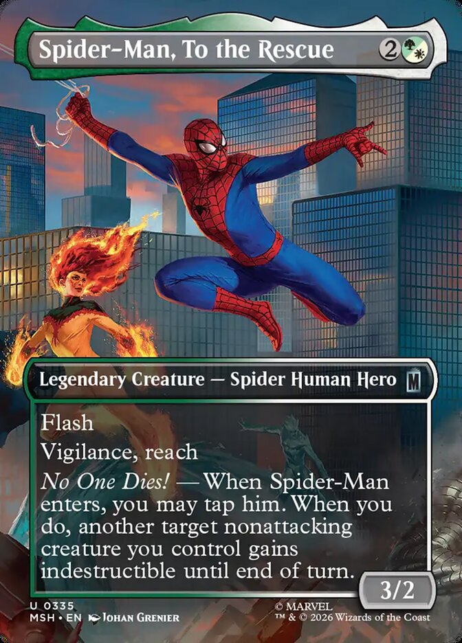 Spider-Man, To the Rescue (Borderless) (#335)