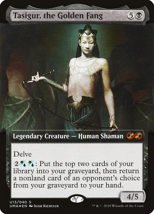Tasigur, the Golden Fang - (Foil): Ultimate Box Topper
