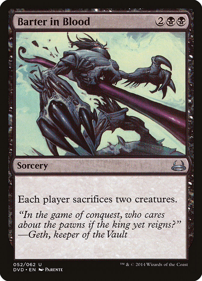 Barter in Blood: Duel Decks Anthology: Divine vs. Demonic