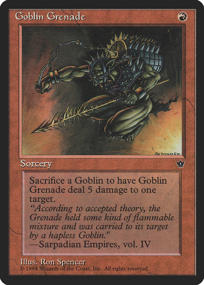 Goblin Grenade (Ron Spencer): Fallen Empires