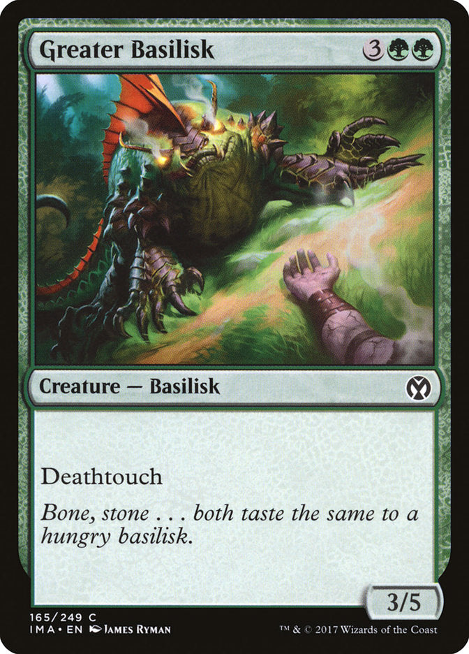 Greater Basilisk - (Foil): Iconic Masters