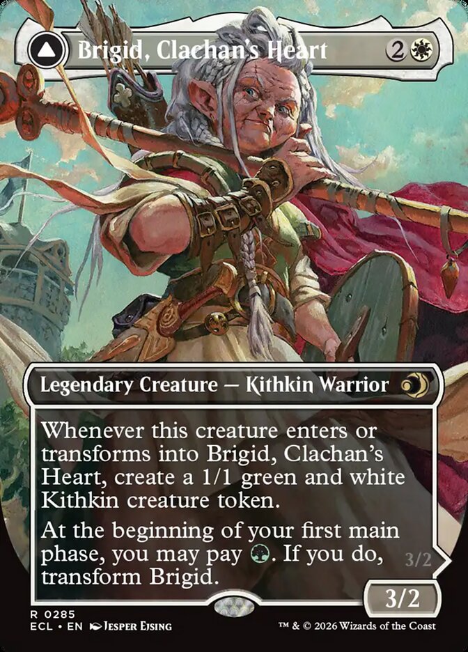 Brigid, Clachan's Heart // Brigid, Doun's Mind - (Foil): Lorwyn Eclipsed