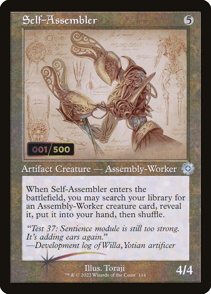 Self-Assembler (#114) (Retro Frame) - (Foil): The Brothers' War Retro Artifacts