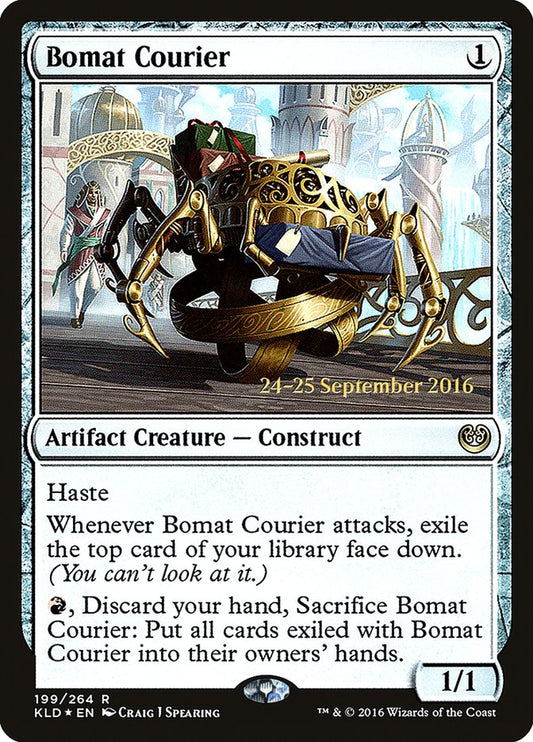 Bomat Courier (Prerelease) (Kaladesh) - (Foil): Kaladesh Promos
