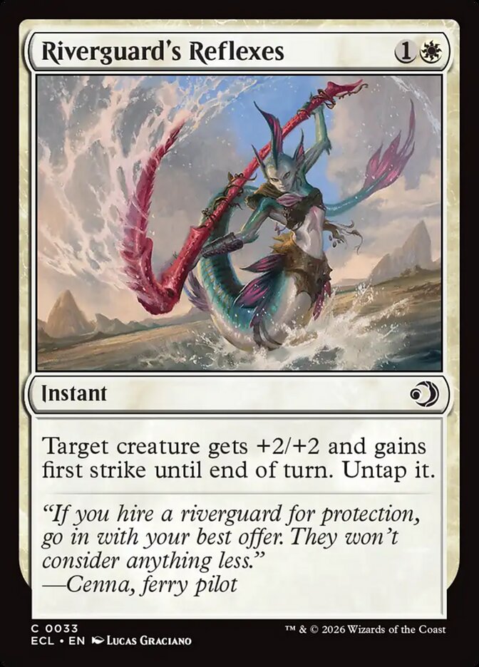 Riverguard's Reflexes - (Foil): Lorwyn Eclipsed