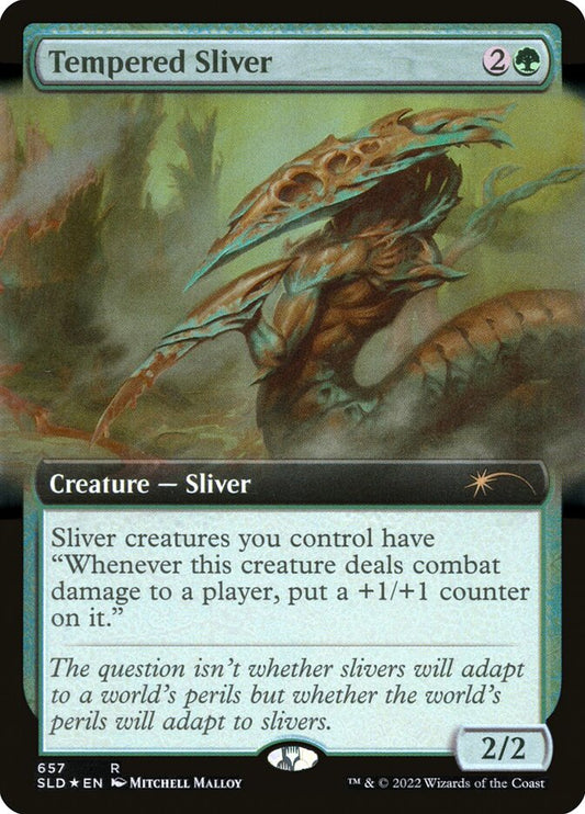 Tempered Sliver (Secret Lair) (Extended Art) - (Foil)