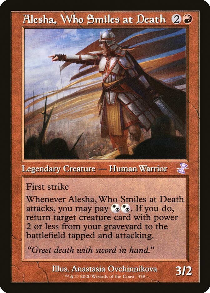 Alesha, Who Smiles at Death (Retro Frame) - (Foil): Time Spiral Remastered