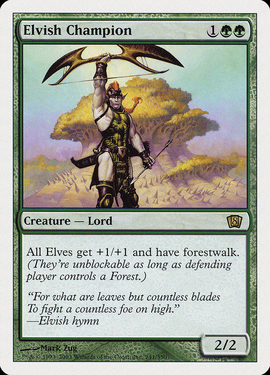 Elvish Champion - (Foil): Eighth Edition