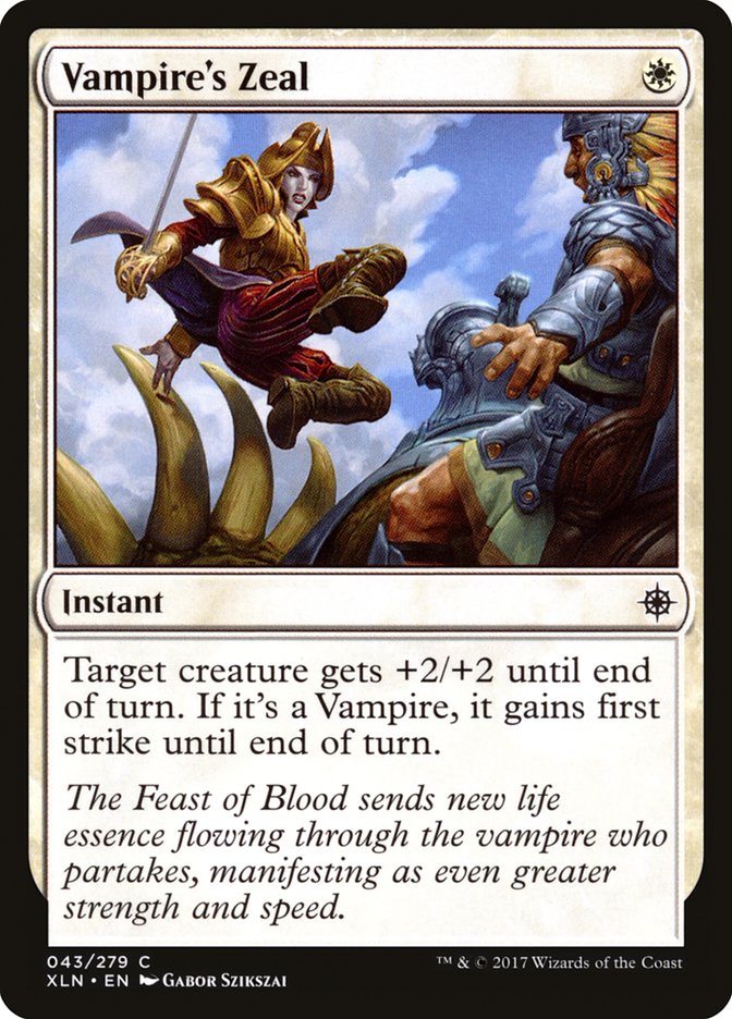 Vampire's Zeal - (Foil): Ixalan