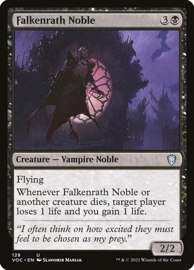Falkenrath Noble: Crimson Vow Commander