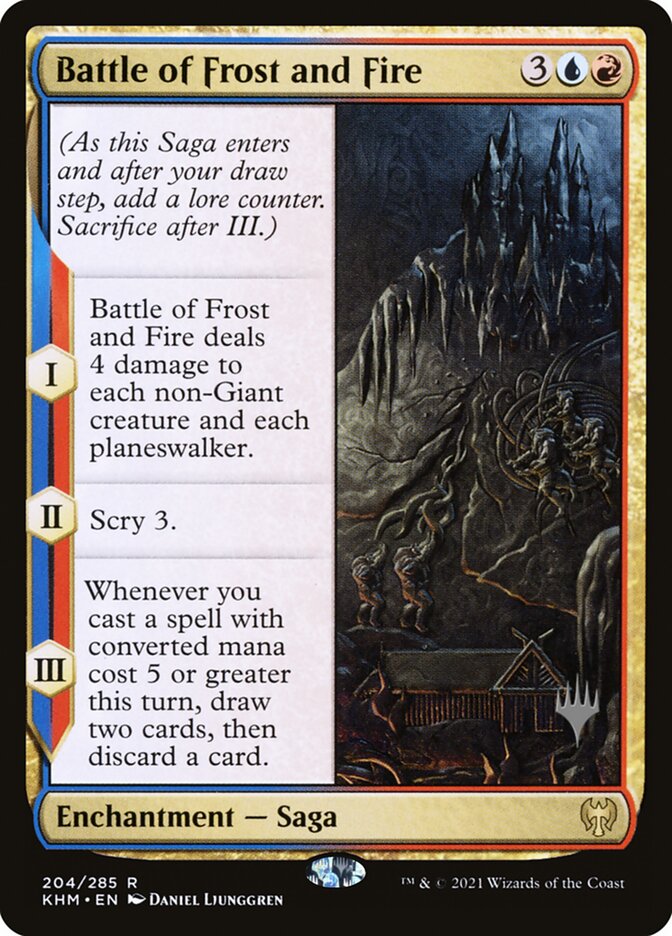 Battle of Frost and Fire (Promo Pack) (Kaldheim) - (Foil): Kaldheim Promos