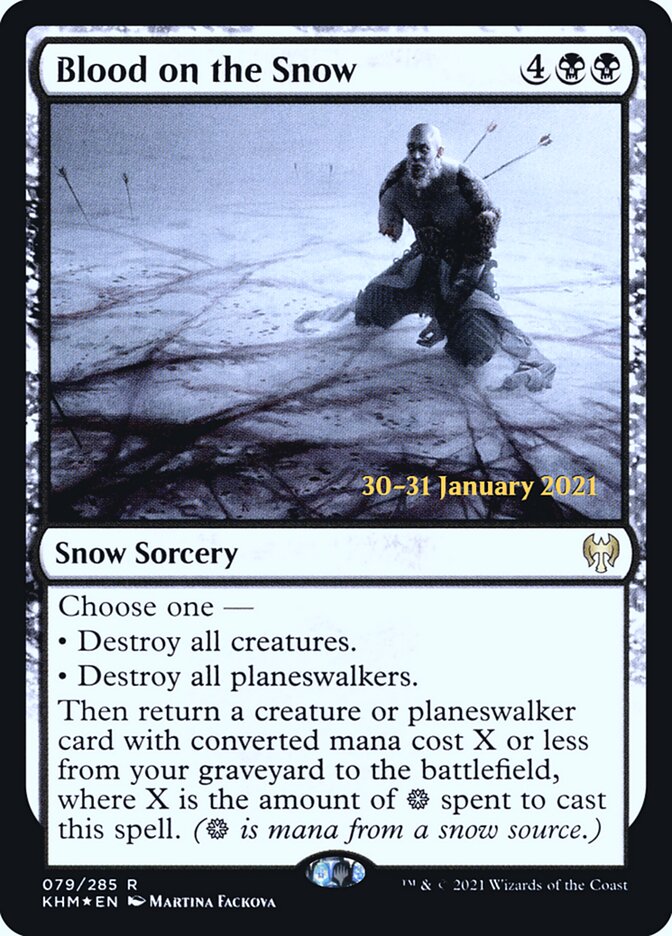 Blood on the Snow - (Foil): Kaldheim Promos