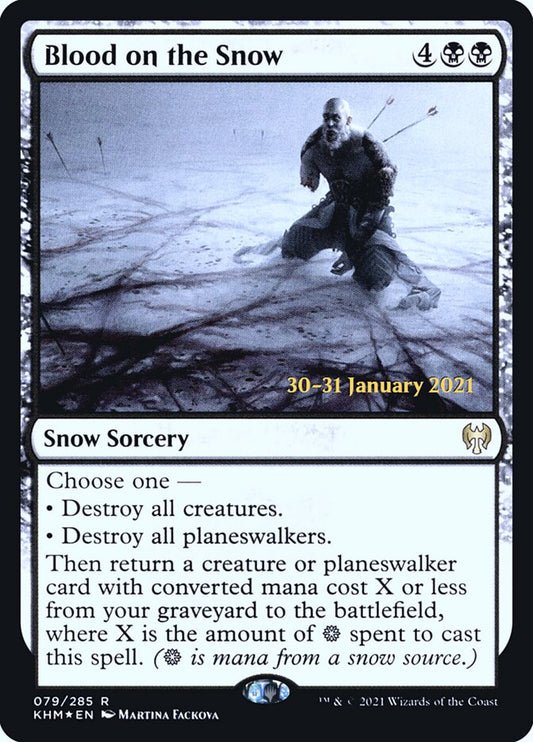 Blood on the Snow - (Foil): Kaldheim Promos