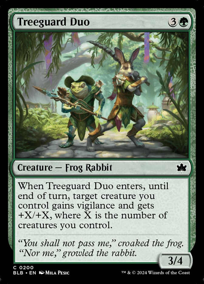 Treeguard Duo - (Foil): Bloomburrow