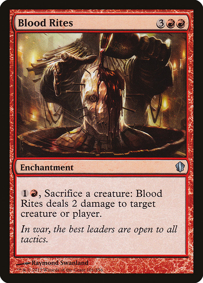 Blood Rites: Commander 2013