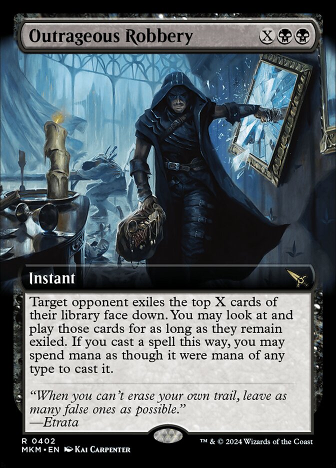Outrageous Robbery (Extended Art) - (Foil): Murders at Karlov Manor