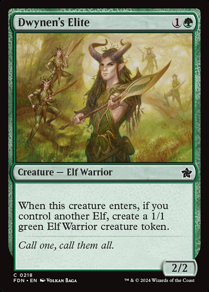 Dwynen's Elite - (Foil): Foundations