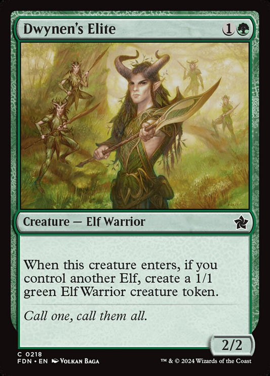 Dwynen's Elite - (Foil): Foundations