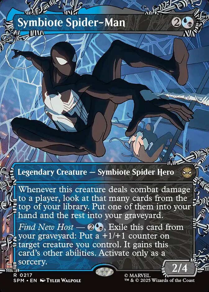 Symbiote Spider-Man (Borderless) - (Foil): Marvel's Spider-Man