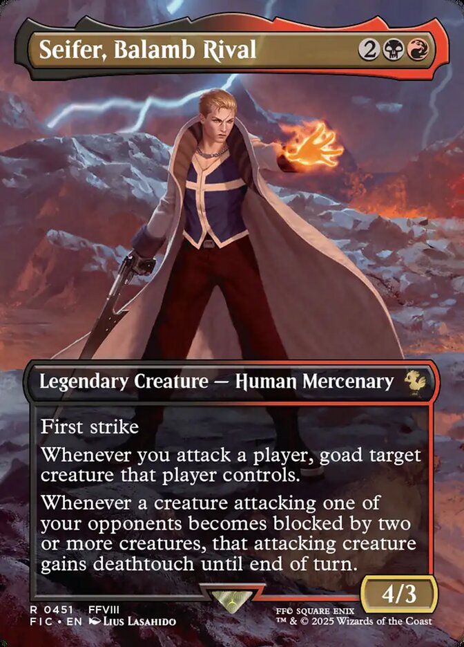Seifer, Balamb Rival - (Foil): Final Fantasy Commander