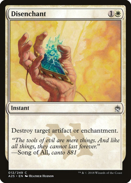Disenchant - (Foil): Masters 25