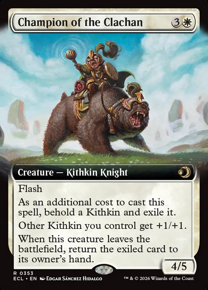 Champion of the Clachan - (Foil): Lorwyn Eclipsed