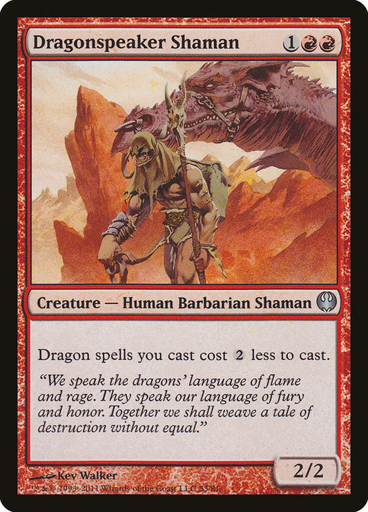 Dragonspeaker Shaman: Duel Decks: Knights vs. Dragons