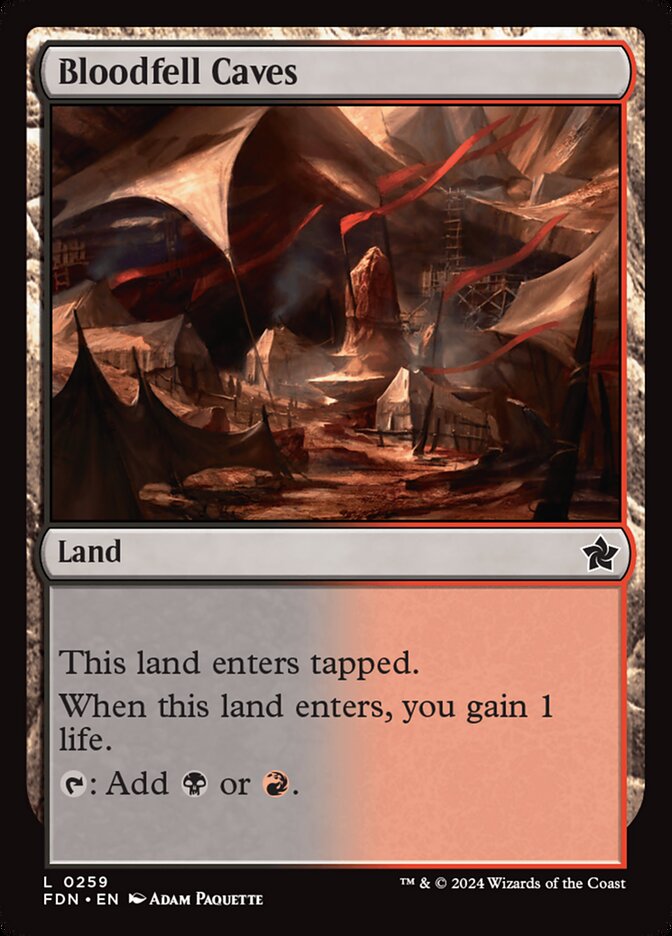 Bloodfell Caves - (Foil): Foundations