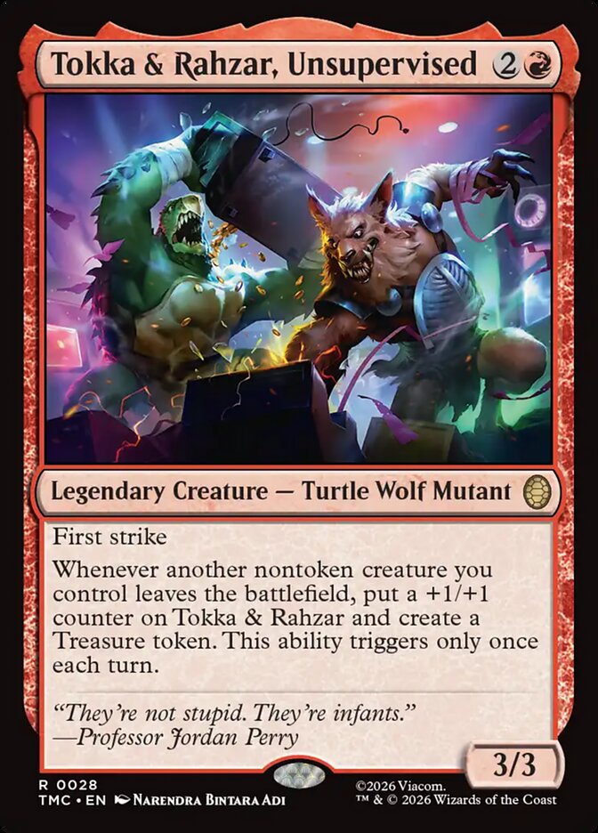 Tokka & Rahzar, Unsupervised - (Foil): Teenage Mutant Ninja Turtles Eternal
