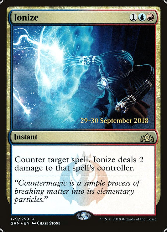 Ionize (Prerelease) (Guilds of Ravnica) - (Foil): Guilds of Ravnica Promos