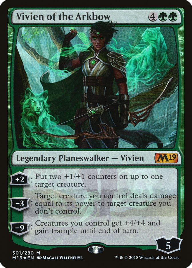 Vivien of the Arkbow (Planeswalker Deck) - (Foil): Core Set 2019