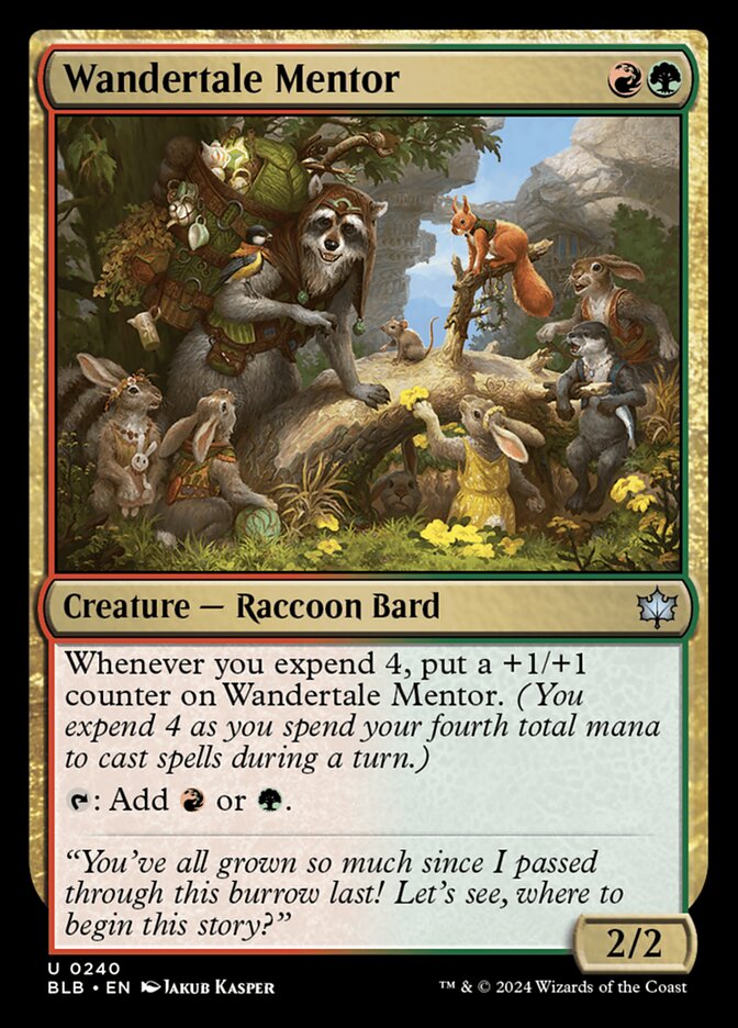 Wandertale Mentor - (Foil): Bloomburrow