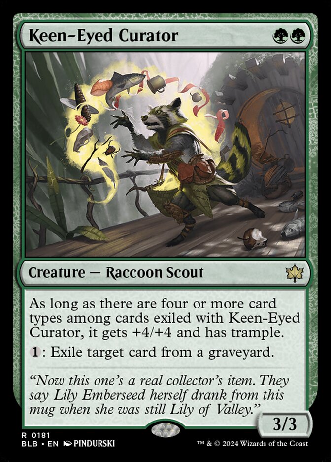 Keen-Eyed Curator - (Foil): Bloomburrow