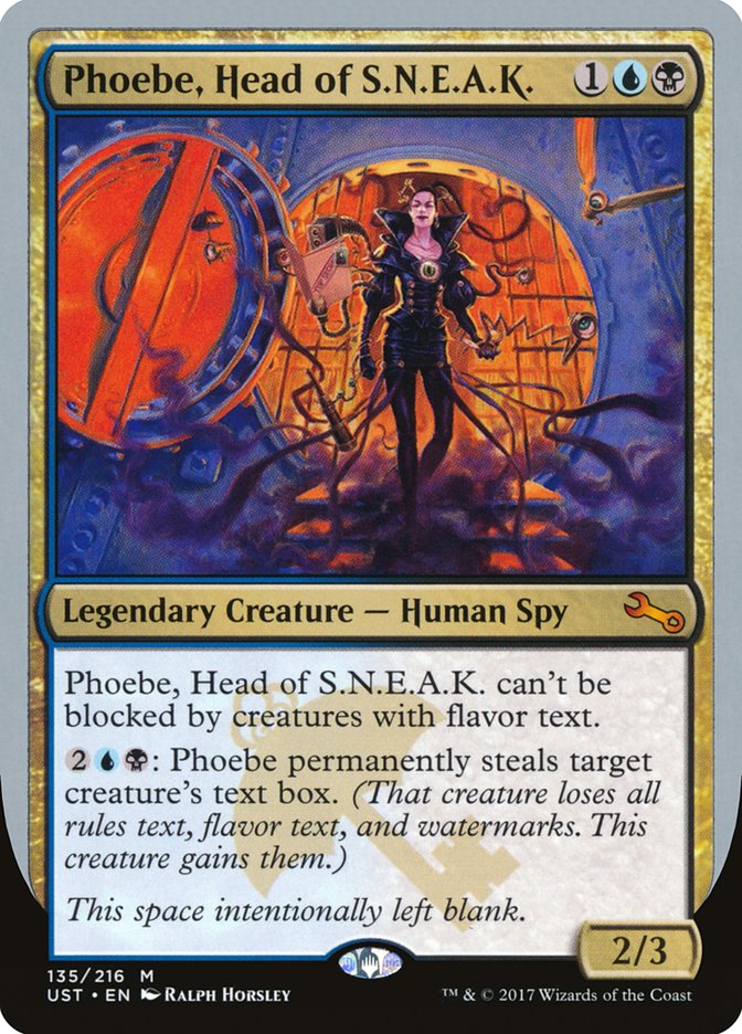 Phoebe, Head of S.N.E.A.K. - (Foil): Unstable