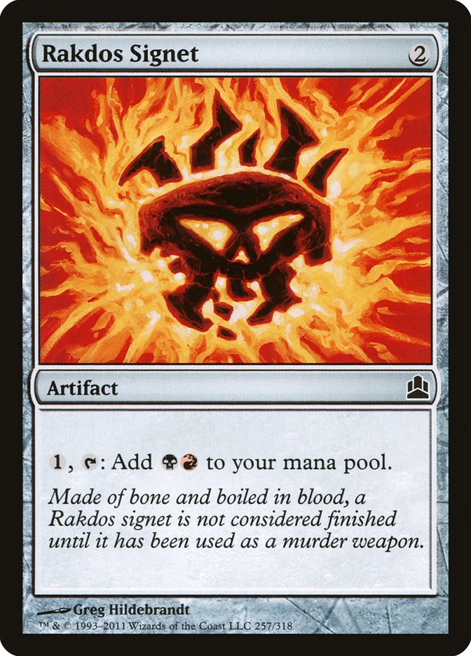 Rakdos Signet: Commander 2011