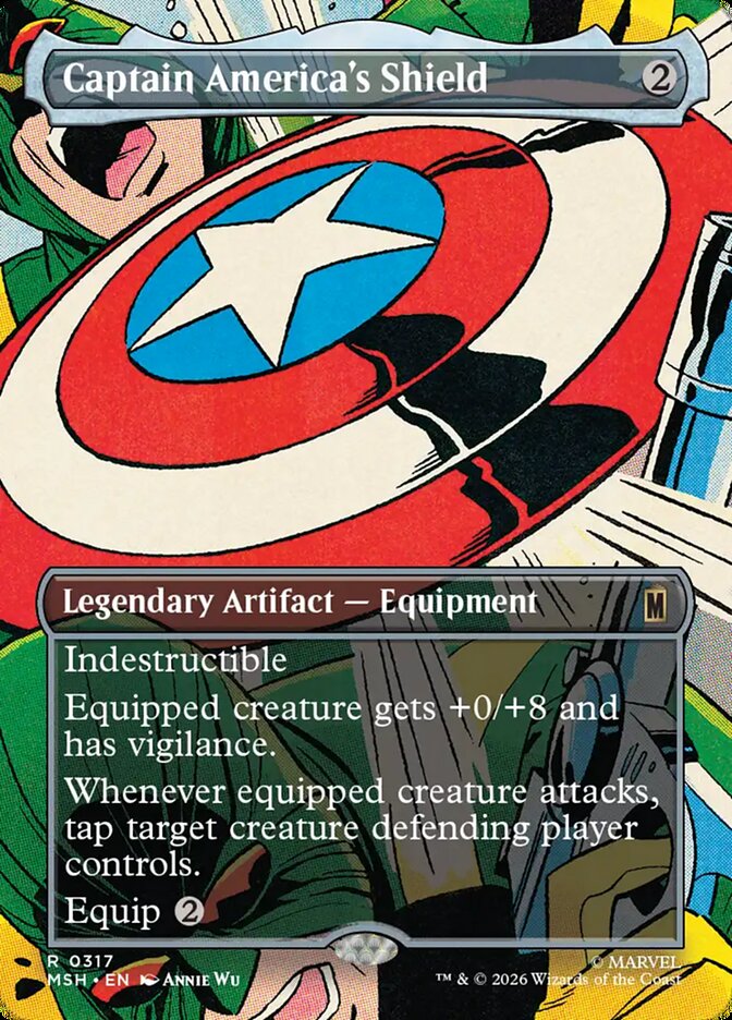 Captain America's Shield (Borderless) (#317)
