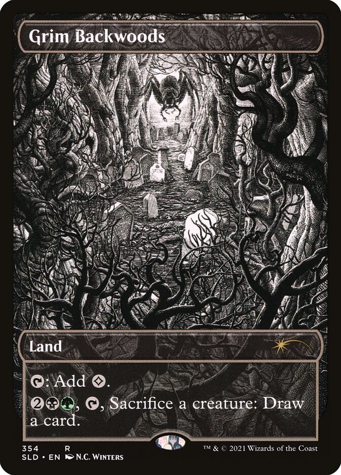 Grim Backwoods (Secret Lair) (Showcase) - (Foil): Secret Lair Drop