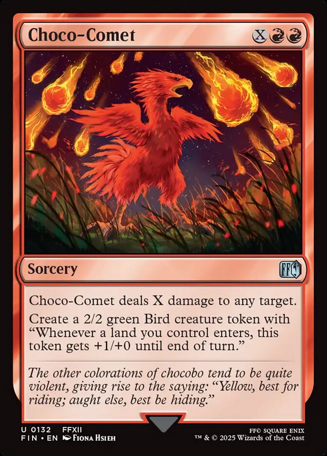 Choco-Comet - (Foil): Final Fantasy