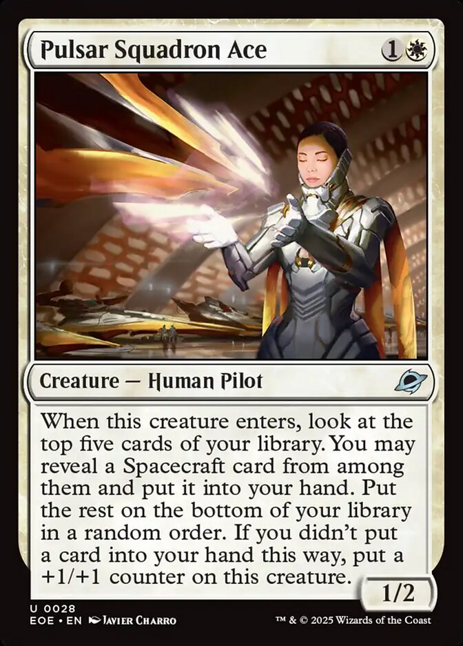 Pulsar Squadron Ace - (Foil): Edge of Eternities